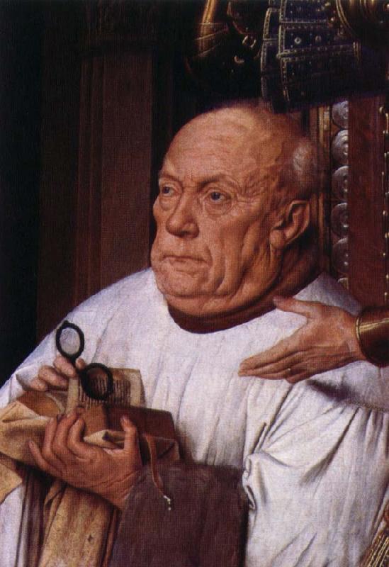 Jan Van Eyck kaniken van der paeles madonna oil painting picture